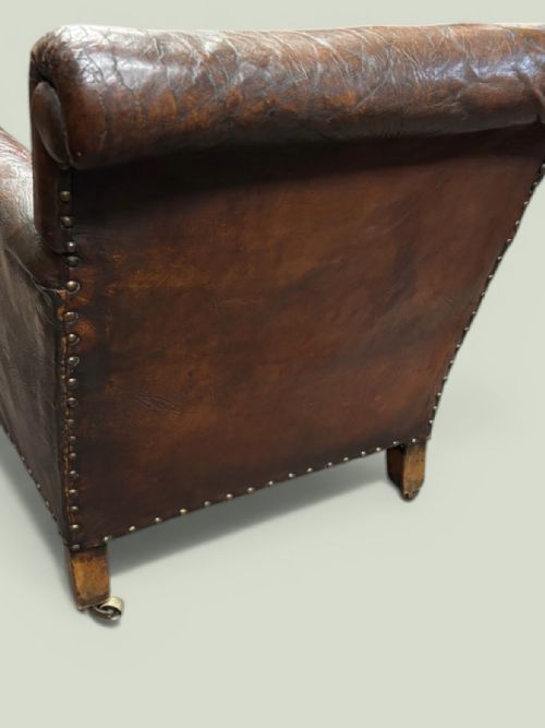 fig 2. Rich brown Leather Armchair