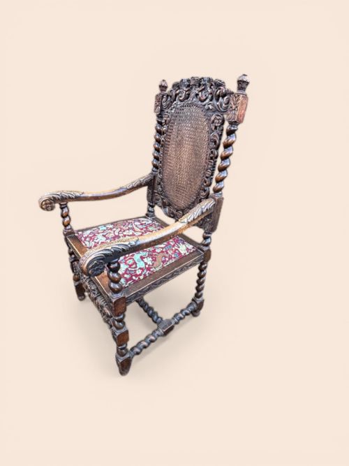 fig 2. Victorian Carved Armchair