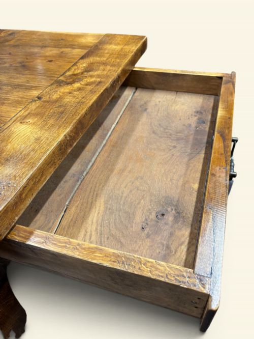 FRENCH FARMHOUSE FRUITWOOD TABLE - ADDITIONAL PHOTO 2
