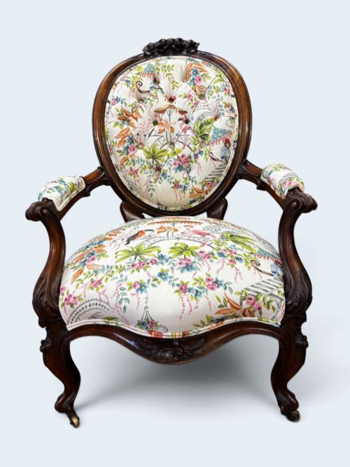 Victorian Mahogany Armchair