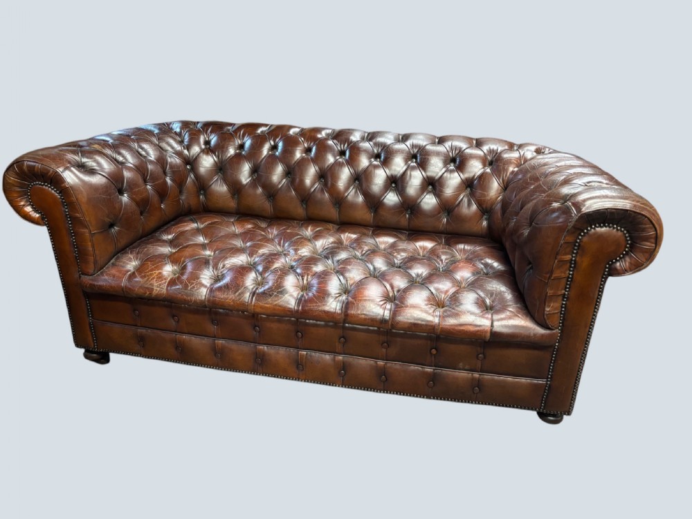 Victorian Leather Chesterfield
