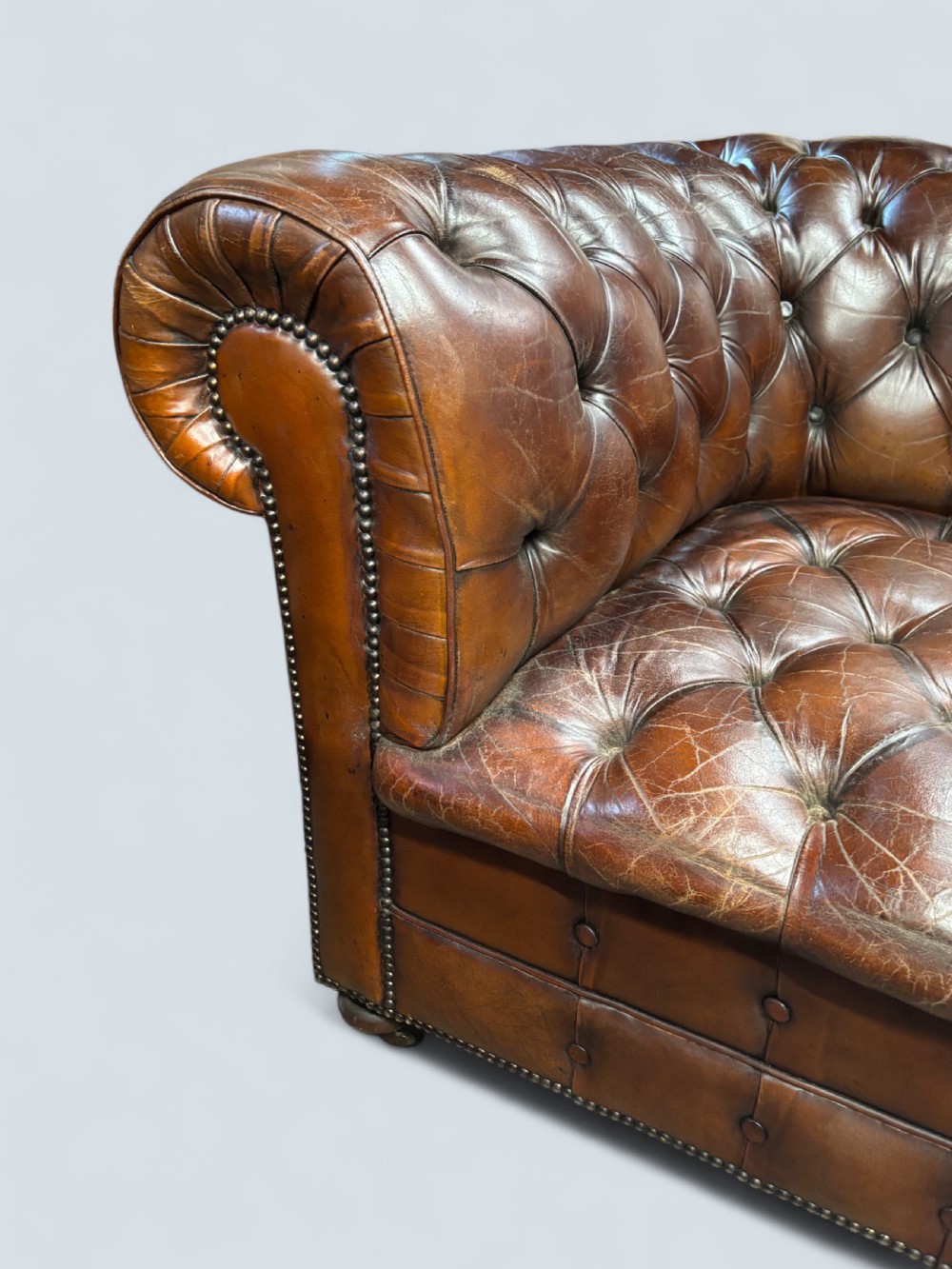Victorian Leather Chesterfield View II