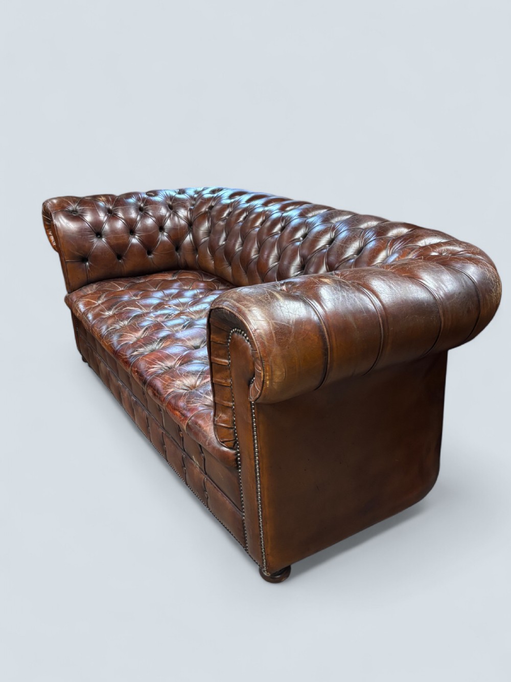 Victorian Leather Chesterfield View IV