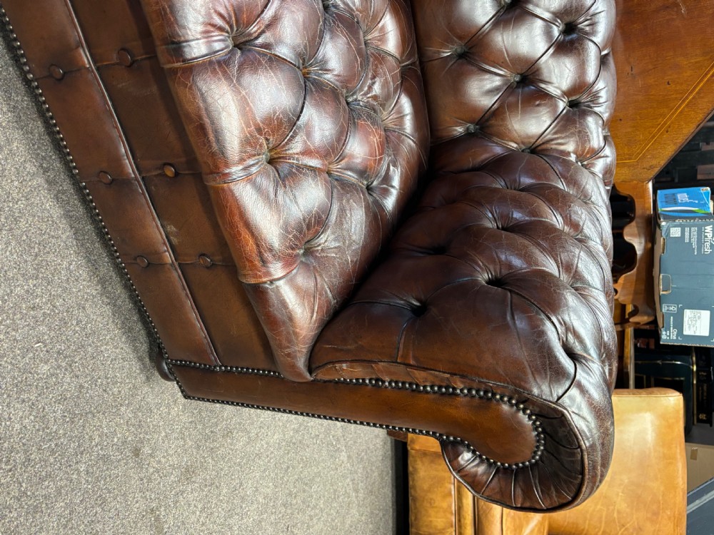 Victorian Leather Chesterfield View VI