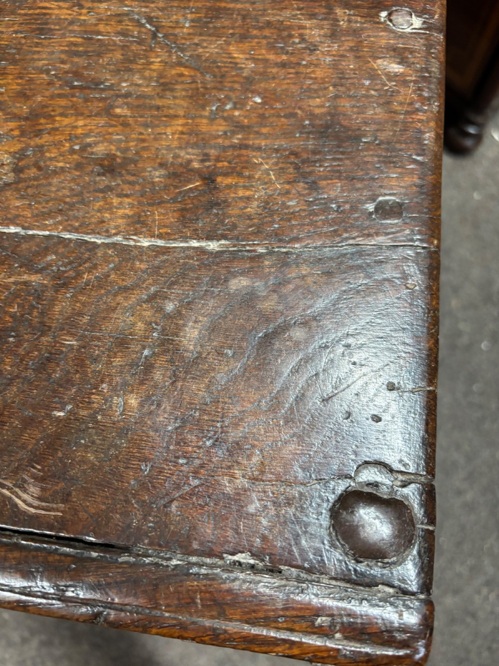 Continental Late 17th century Oak Coffer  View IX