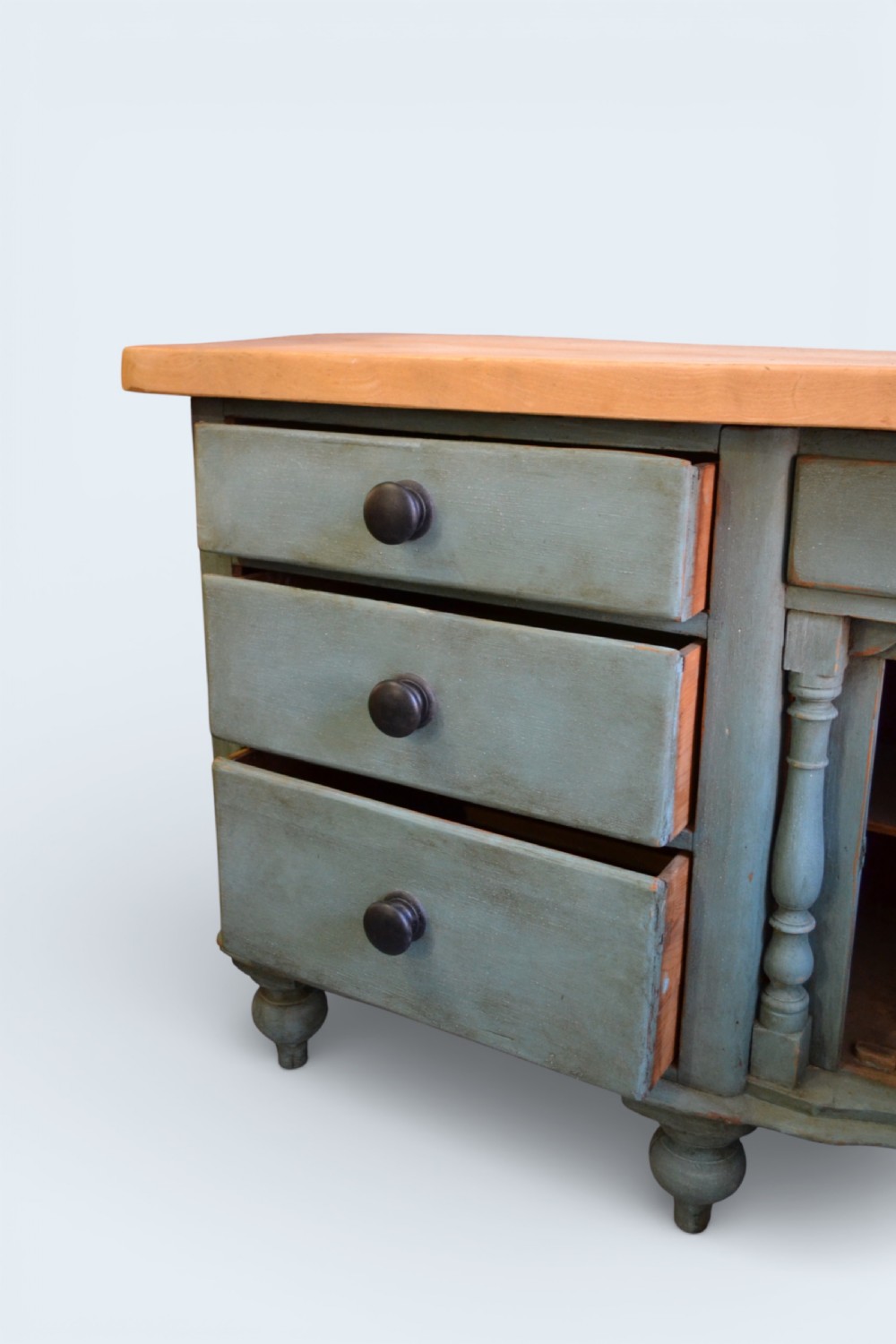Victorian painted Dresser Base  View IX