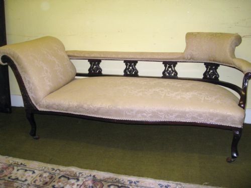 Edwardian Mahogany Chaise Longue