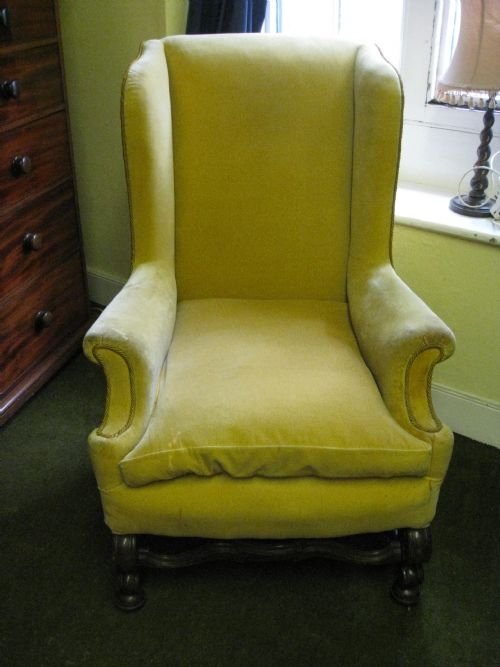 Large Wing Back Armchair