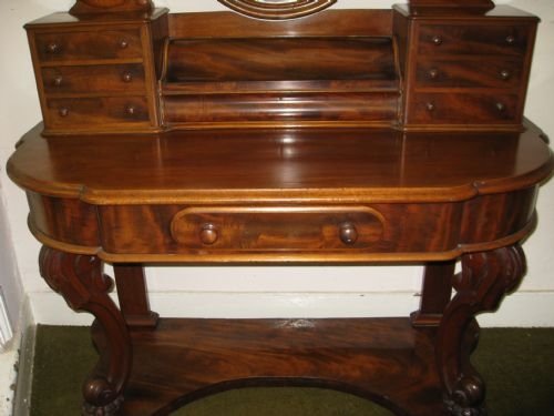 fig 1. victorian mahogany duchess dressing table