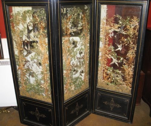Unusual Three Fold Room Screen