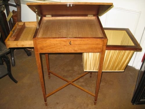 fig 1. sheraton mahogany work / reading table.