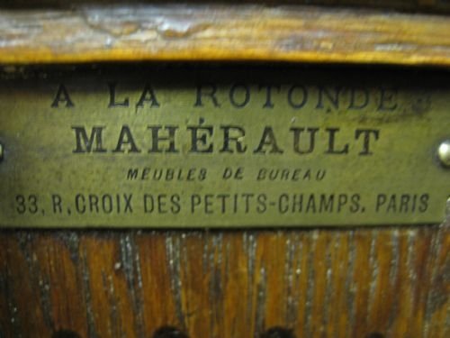 fig 1. unusual oak wellington chest