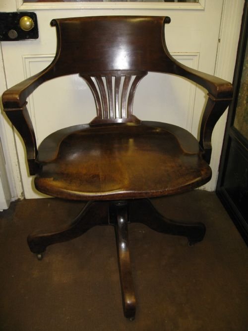 Mahogany Desk / Office Chair