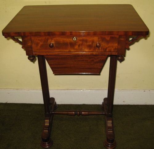 Mahogany Sewing / Work Table