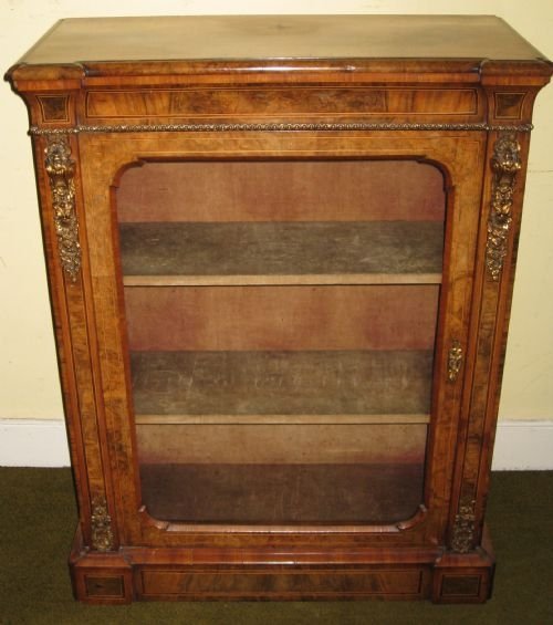 Victorian Walnut Pier Cabinet