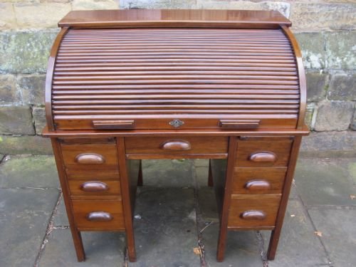 Mahogany Roll Top Desk