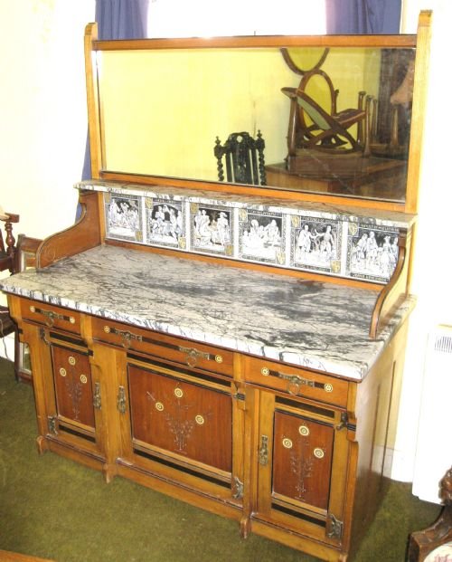 Aesthetic Movement / Arts & Crafts Dressing Chest