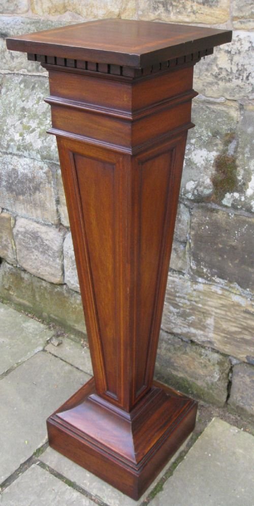Mahogany Torchere / Column