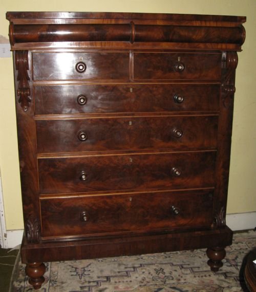 Victorian Mahogany Scottish Chest of Drawers