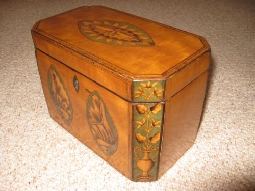 Inlaid Georgian Tea Caddy