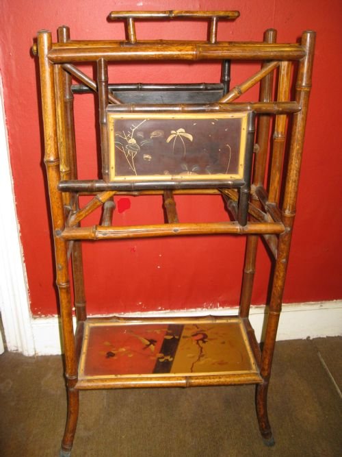 Bamboo Magazine Rack / Stand