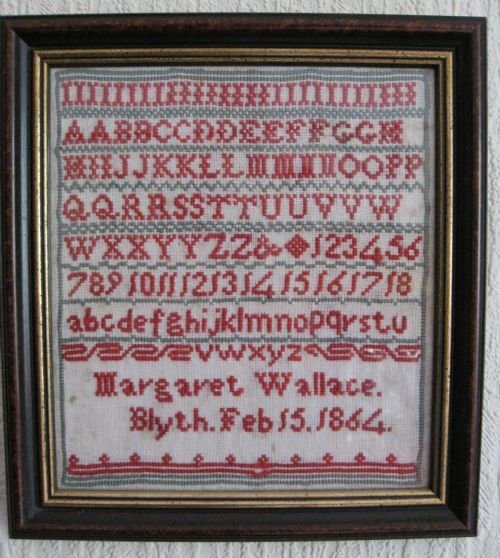 Victorian Needlework Sampler