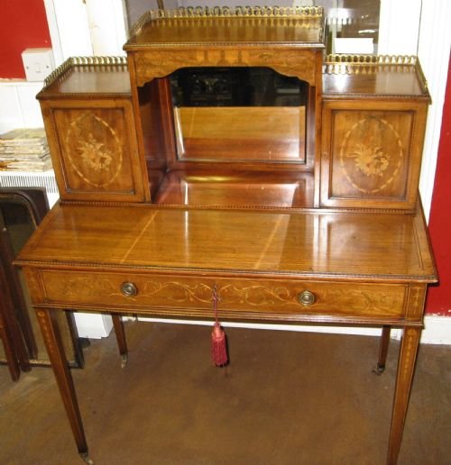Inlaid Mahogany Bonheur Du Jour