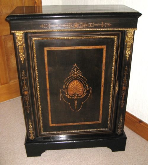 Ebonised Side Cabinet