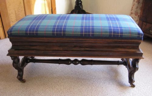 Long Rosewood Duet  Stool