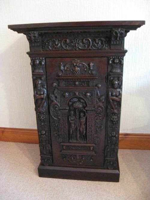 Carved Oak Cupboard