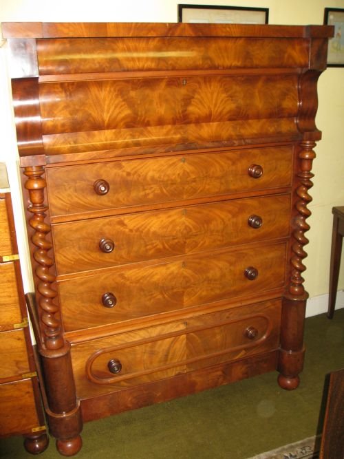 Large Mahogany Scottish Chest of Drawers