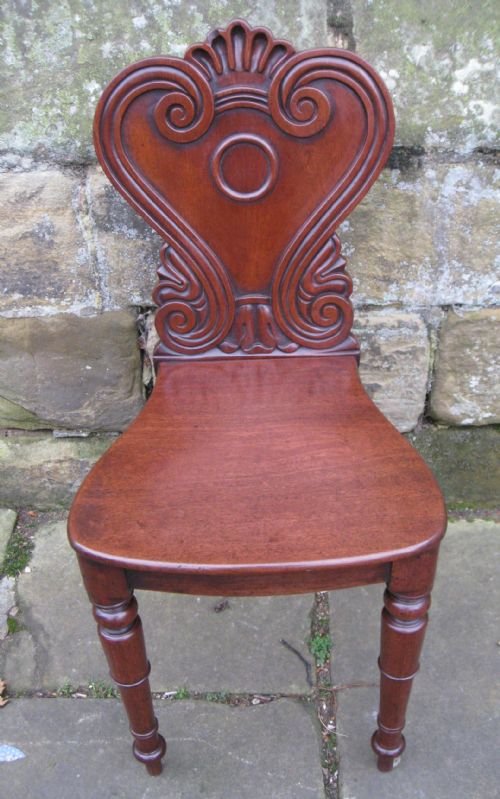 William IV Mahogany Hall Chair