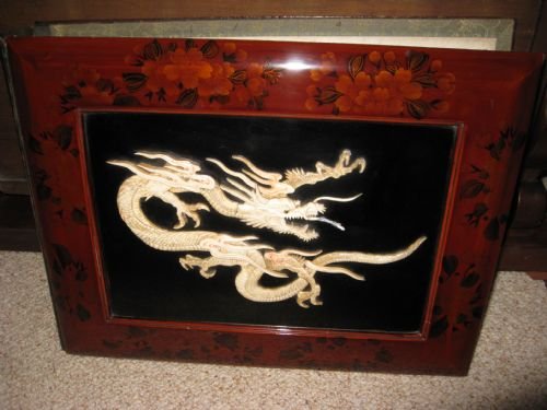 Large Japanese Lacquered  Postcard Album