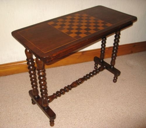 Walnut Games Table