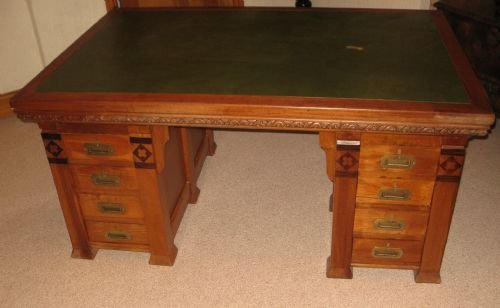 fig 1. arts and crafts partners desk