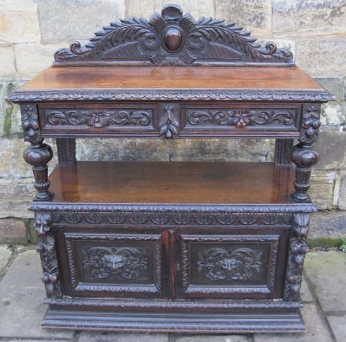 Carved Oak Buffet