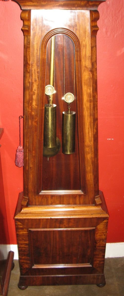 fig 1. 8 day scottish drumhead grandfather clock