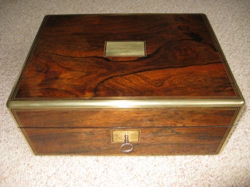 Rosewood Jewellery Box / Dressing Box