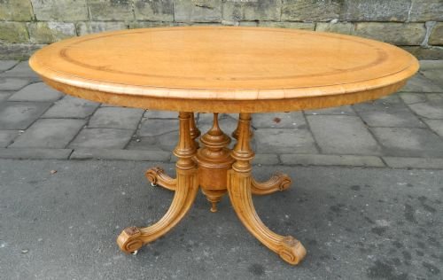 fig 1. exhibition quality birds eye maple table and chairs