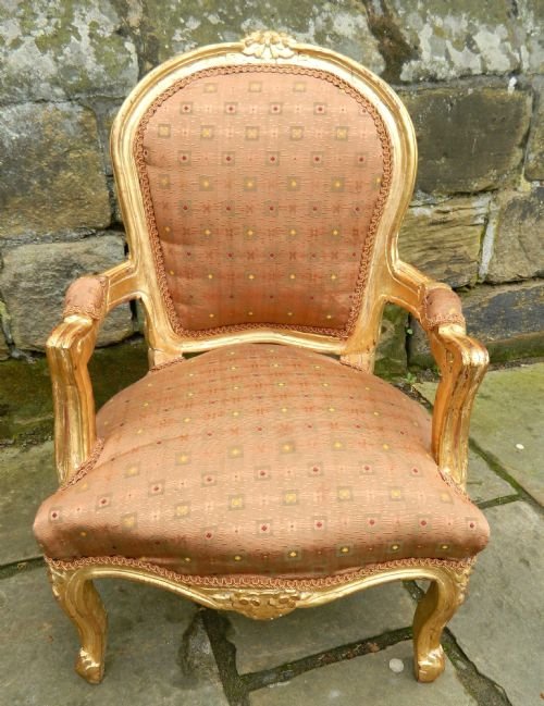 Small Gilt Armchair