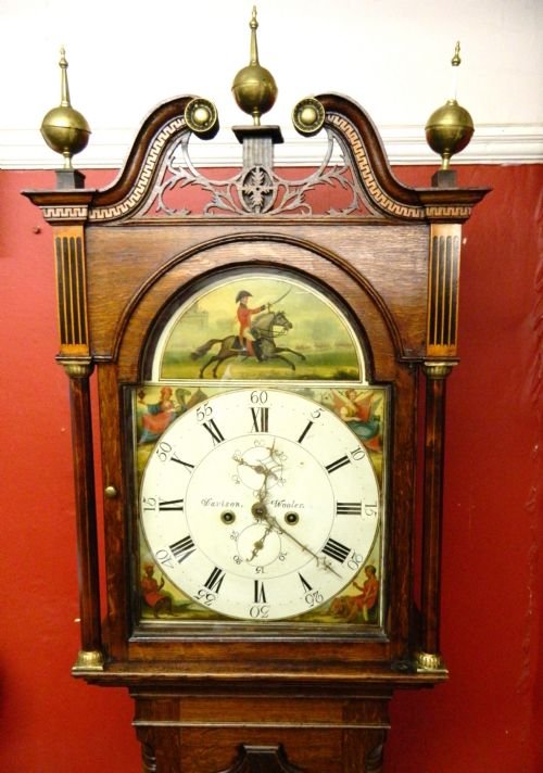Oak 8 Day Grandfather Clock
