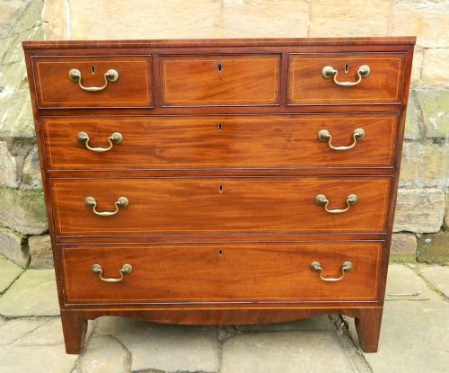 Georgian Inlaid Mahogany Chest of Drawers
