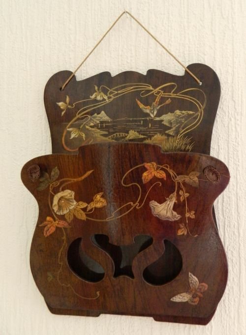 Art Nouveau Hanging Letter Rack