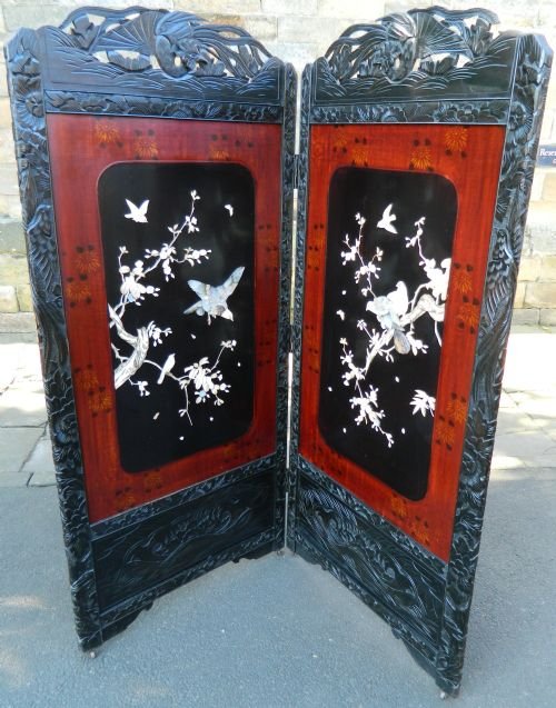 Oriental Two Fold Room Screen