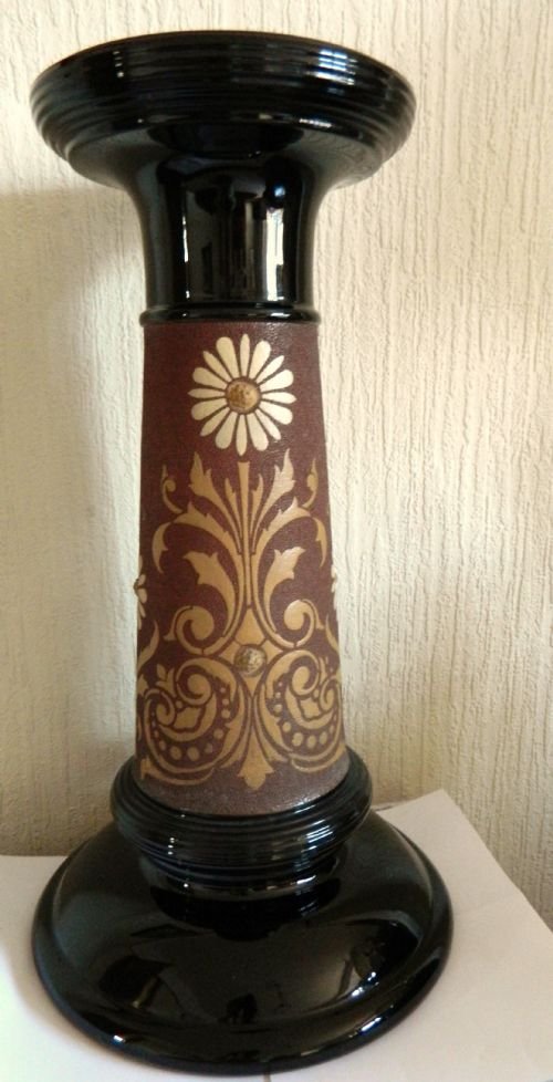 Arts & Crafts Pottery Jardiniere Stand