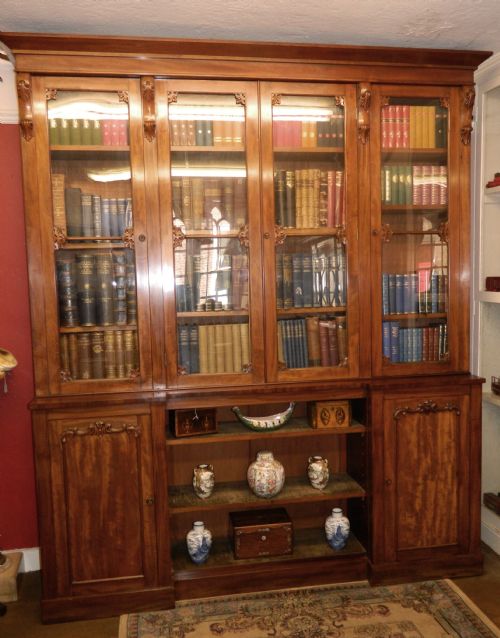 Mahogany Library Bookcase
