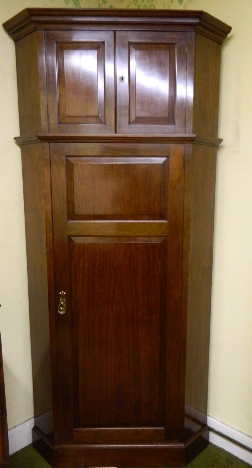 Sopwith & Co Large Mahogany Corner Cupboard