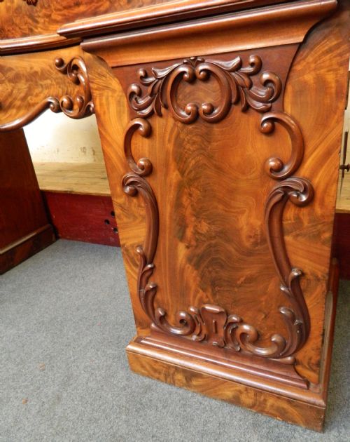 fig 1. william 1V mahogany pedestal sideboard