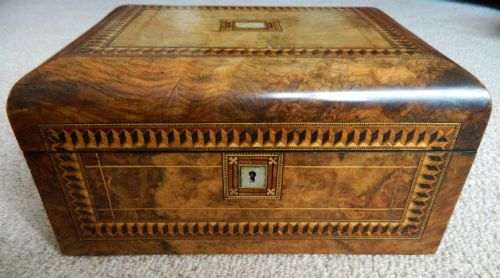 Walnut Tunbridge Ware Box