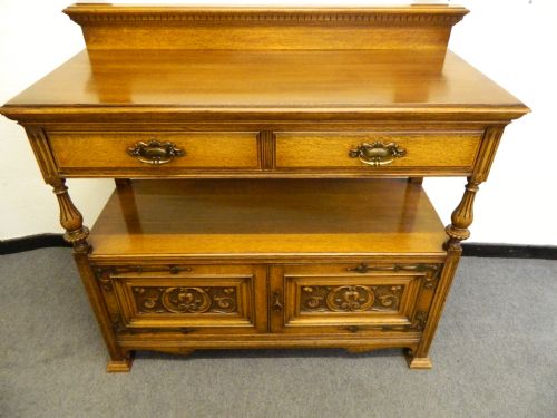 fig 1. arts & crafts oak buffet